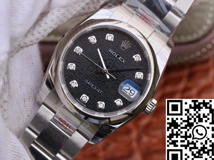 DJ Factory Black 116200 36mm Rolex Datejust Dial 0726